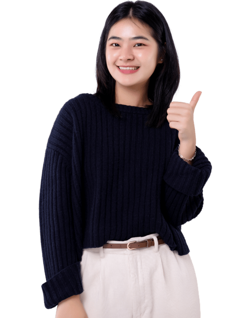 Illford Academy - a woman in a black sweater and white pants