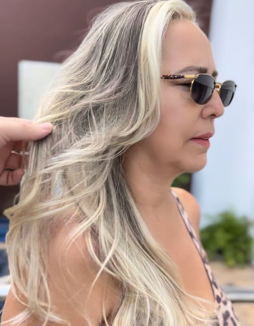 Transformação notável com o cronograma capilar..