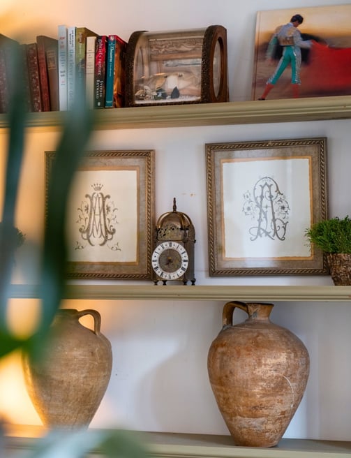 Spanish-themed décor details at Finca Santa Katerina