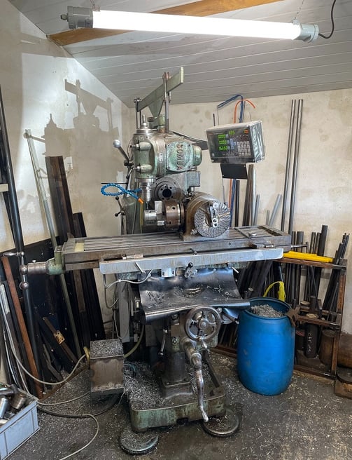 restauration moto ancienne  Fraiseuse Somua