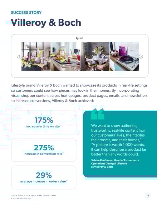 Image of e-book writing sample from Glen Cadorette: case study page.