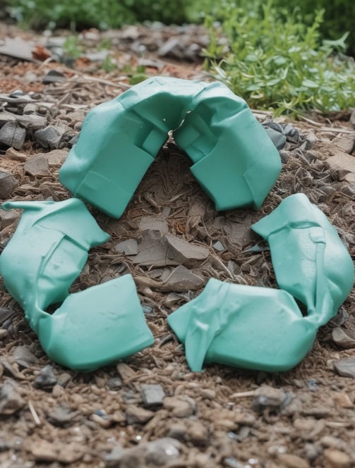 A sprawling junkyard filled with various types of scrap metal, including old vehicles, tires, and barrels scattered across dry, grassy terrain under a clear blue sky. Rusted car frames and deteriorating machinery are prominent among the debris.