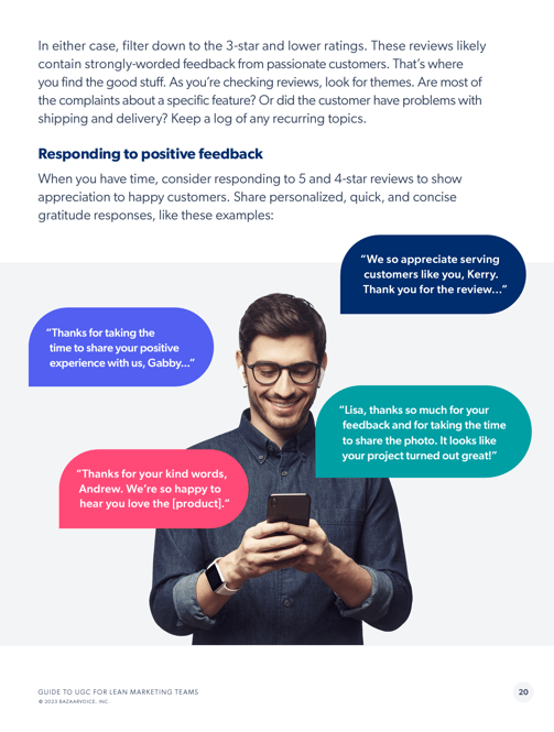 Image of e-book writing sample from Glen Cadorette: speech bubble page.