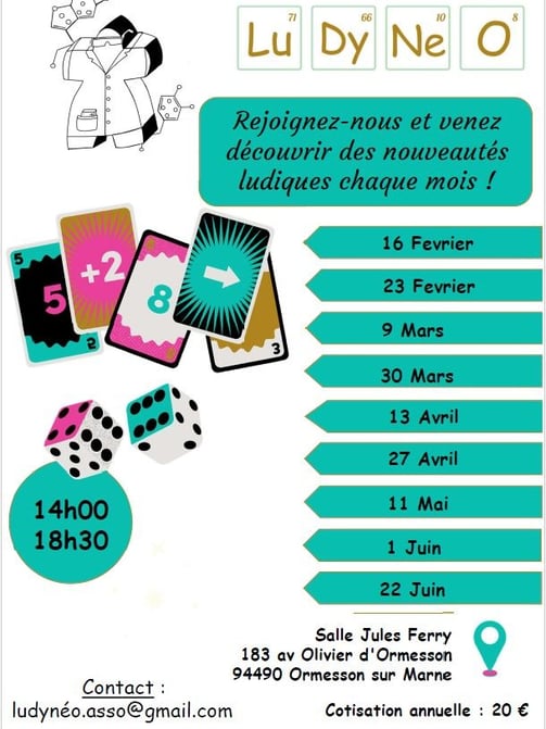 a flyer for a lady who is playing cards