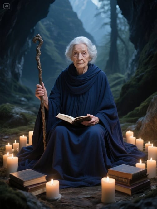 Arkkityyppien juhla – Kuusi ilmentymää feminiinisestä voimasta | Tekoälytaide | Voimaannuttavat muotokuvat | © Muse Within 2