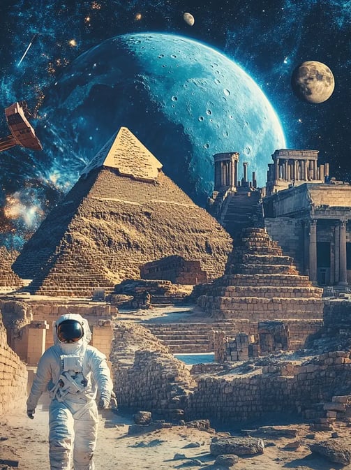 futurustic_style_collage_of_famous_historical_landmarks history ai
