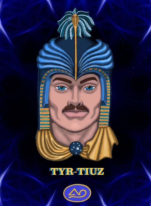 TYR TIUZ: Su Nombre significa "Dios Valeroso".