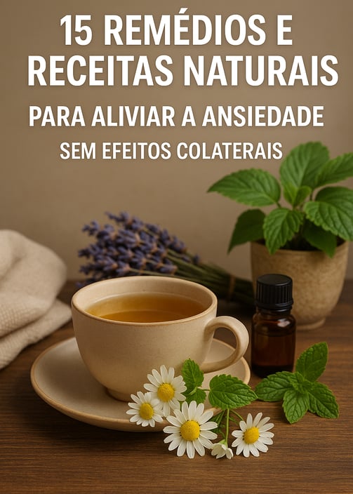 Chá de camomila para aliviar a ansiedade naturalmente