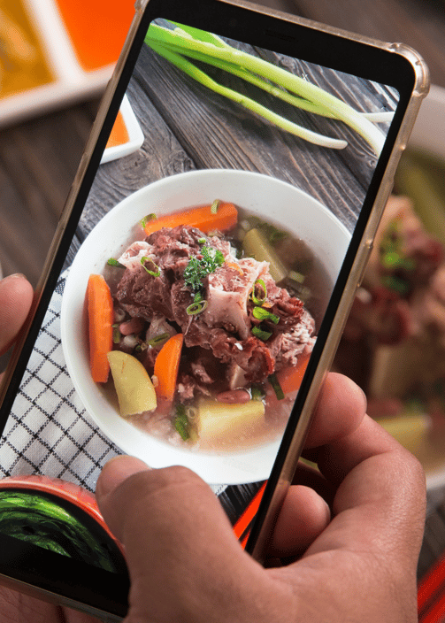 Taking Picture of food