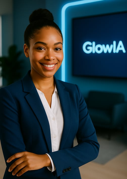 femme-service-ia-automatisation-glowia