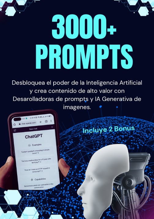 Domina el Arte de la IA: +3000 Prompts n