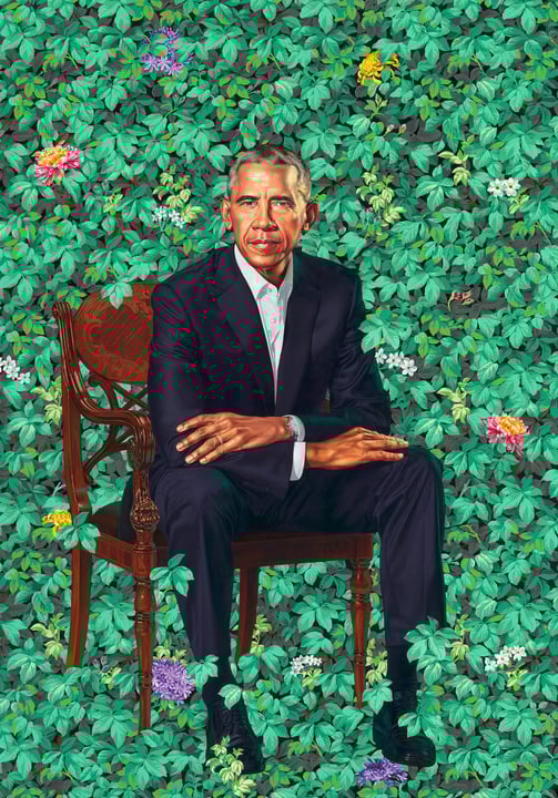 kehinde wiley barack obama 2018
