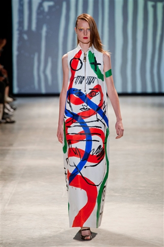 Vestido do designer Jean-Charles de Castelbajac