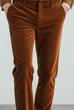 Brown corduroy pants