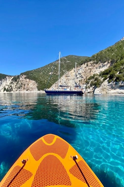 Paddle boarding Kefalonia