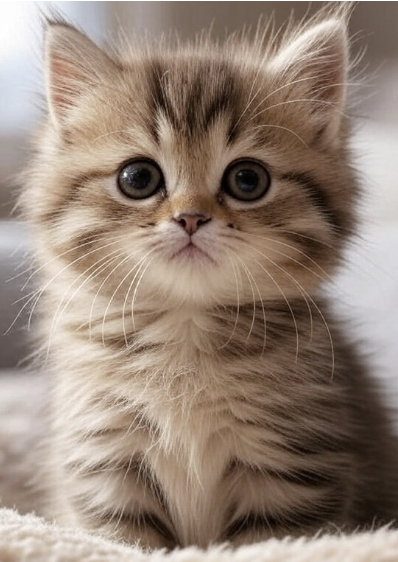 Petit chat trop mignon pour la journée mondiale des animaux