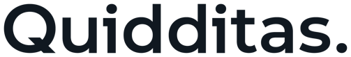 Logo horizontal em preto institucional do Studio Quidditas