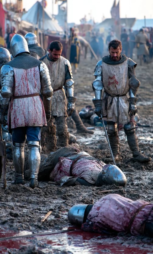 Kortrijk Fields, Flanders, July 11, 1302: Aftermath of Victory.