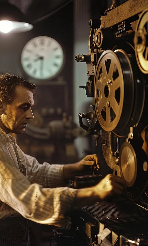 Projection Room, Tuschinski Theater, 1921