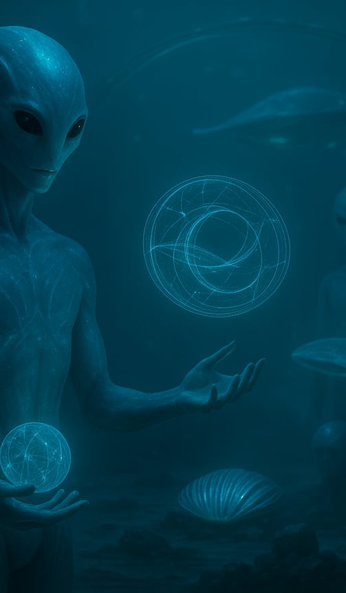 Imagem de Tecnologias do planeta K2-18b, computadores quânticos de cristais e as conchas de eco