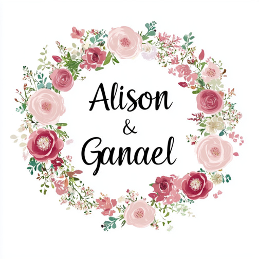 Mariage Alison & Ganael au Domaine du Couvent logo
