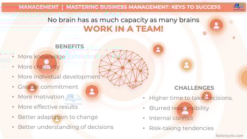Management topics: Work in a Team