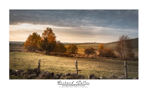 Paysase de l' Aubrac en automne