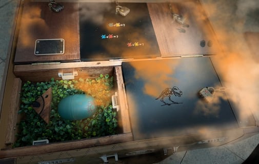 escape game dinosaure