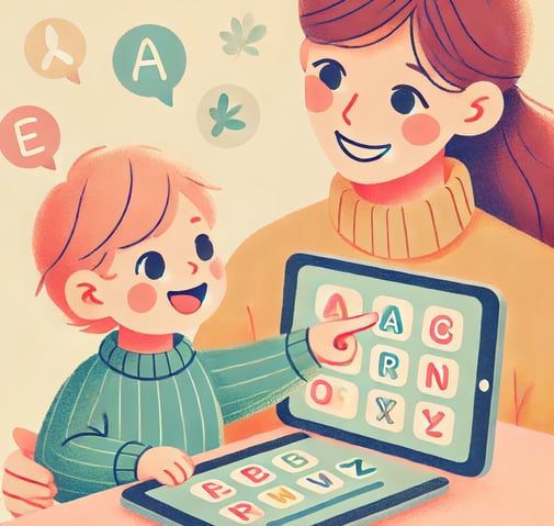 baby enjoy learning with video auto-switching