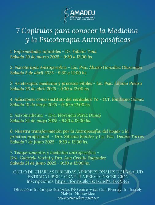 7 Capítulos para conocer la Medicina y la Psicoterapia Antroposóficas.