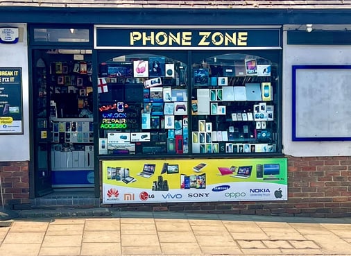 Phone Zone Rayleigh - storefront of a phone, tablet and laptop repair shop
