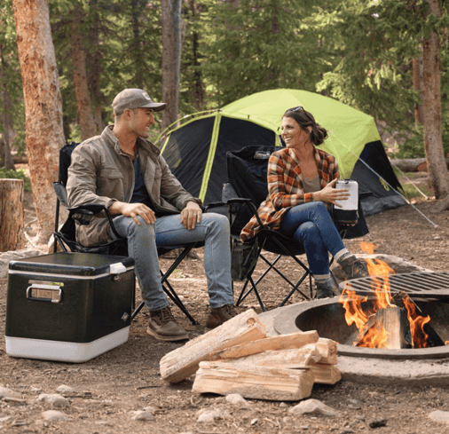 Coleman Portable Camping Quad Chair for comfortable car camping.
