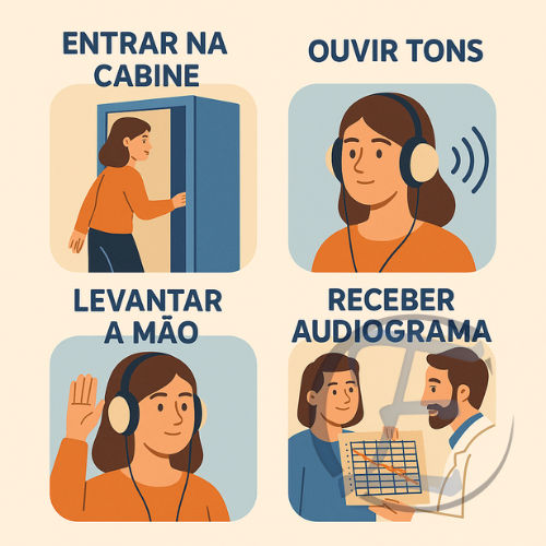 exame essencial para avaliar a audição de forma precisa, identificando perdas auditivas