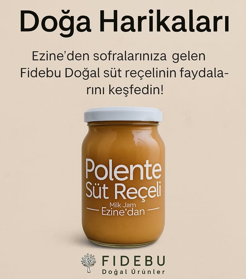 Paramarka tarafından tanıtılan doğal süt reçeli ürün görseli – katkısız ve ev yapımı