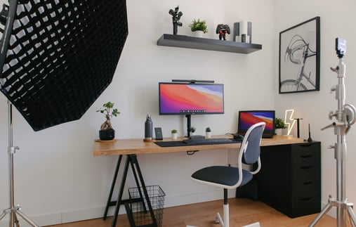 Minimalist and Stylish Office Workspace