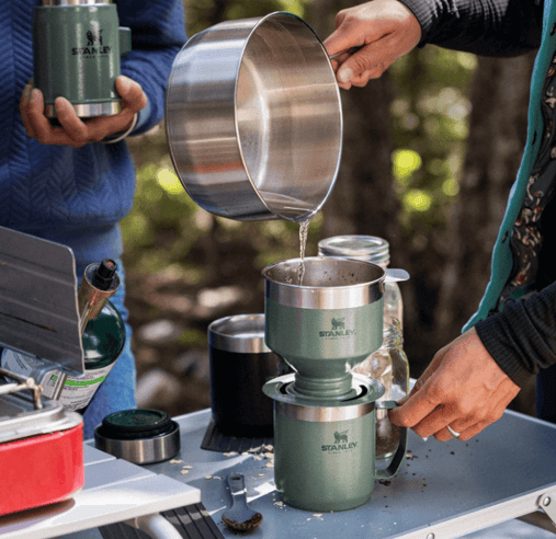 Stanley Pour Over Coffee Maker Set for delicious camp coffee