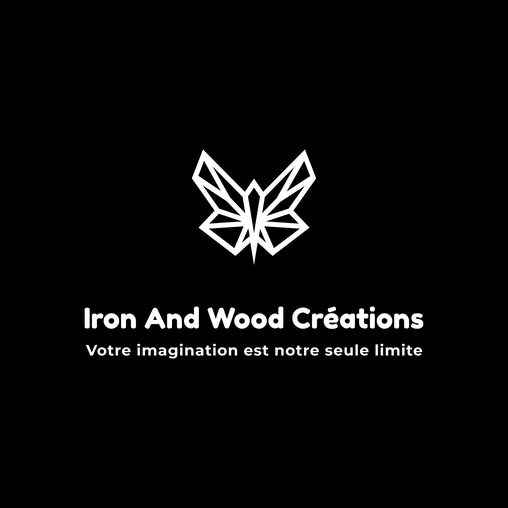 iron and wood créations logo