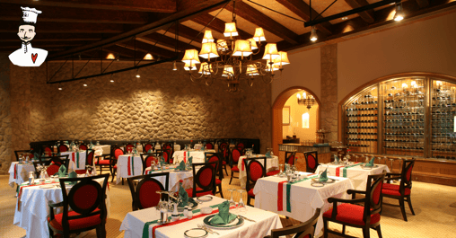 a luxury restaurant