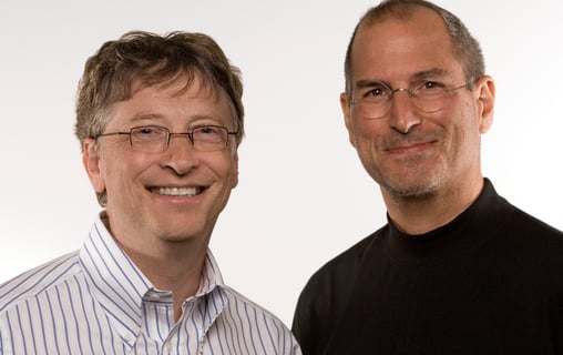 bill gates y steve jobs