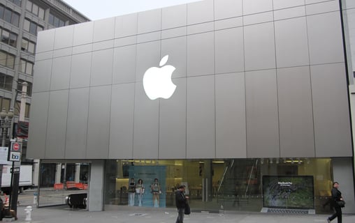 la creación de las apple stores