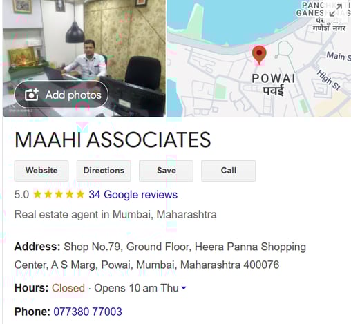 a google search results page on a google search