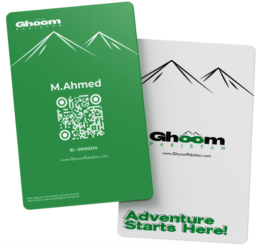 ghoom pakistan adventure card