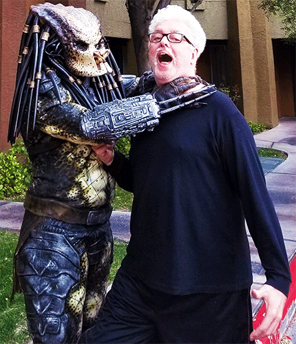 Madeira Desouza about to be killed by the Predator in Las Vegas