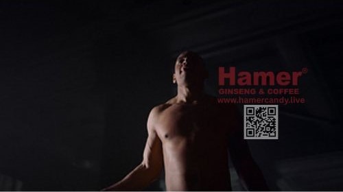 a man in a black shirt and a black shirt hamer candy power