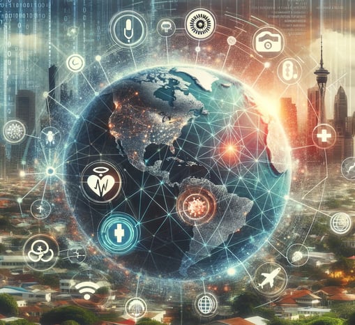 the intersection of geospatial technology AI and public health