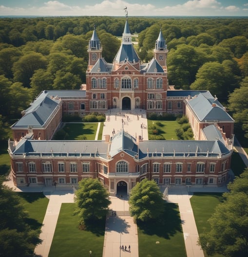 blue and white striped round textile