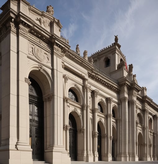 blue and white striped round textile