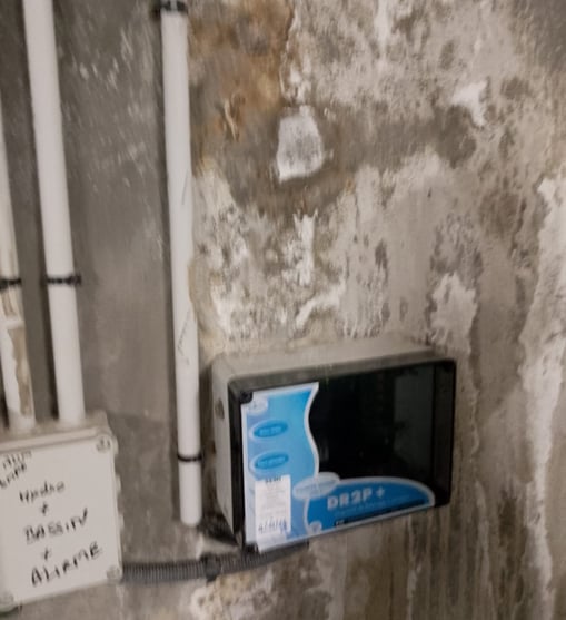 infiltration d'eau fissures fuites