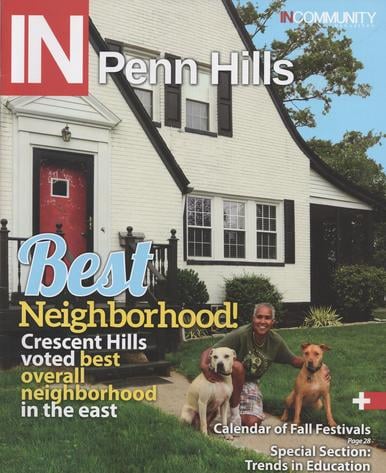 Magazine cover showing Crescent Hills voted best overall neighborhood east of Pittsburgh