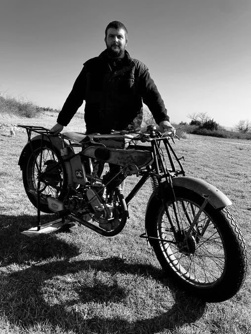 restauration moto ancienne ardèche Terrot 350 type HS de 1926